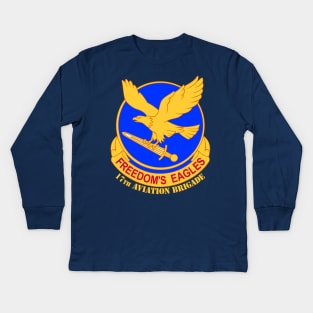 17th Aviation Brigade Kids Long Sleeve T-Shirt